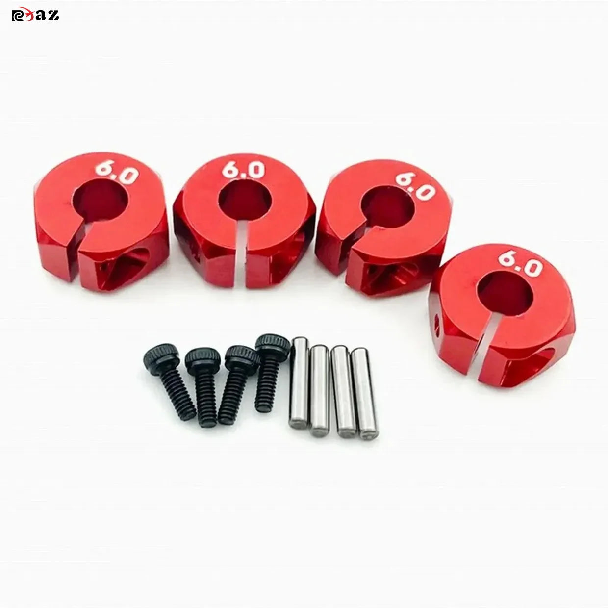 RCXAZ RC 80MM Rubber Tires 1/10 1/12 1/14 1/16 Paddle Tire Off-Road Sand Snow Tires with Wheels for RC Car Truck Buggy Parts