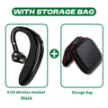 S109 Wireless Bluetooth 5.4 Universal Hook Earphone Sports Business Single Ear Headset Handsfree Headphone With Mic Smartphone