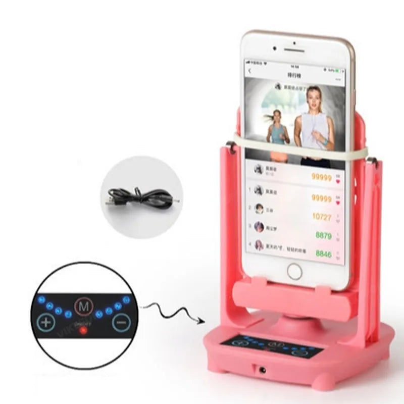 Desk Walking Swing Shaker Mobile Phone Stand Holder For iPhone Samsung Xiaomi Pedometer Brush Stepper For Phone Wiggler Counter