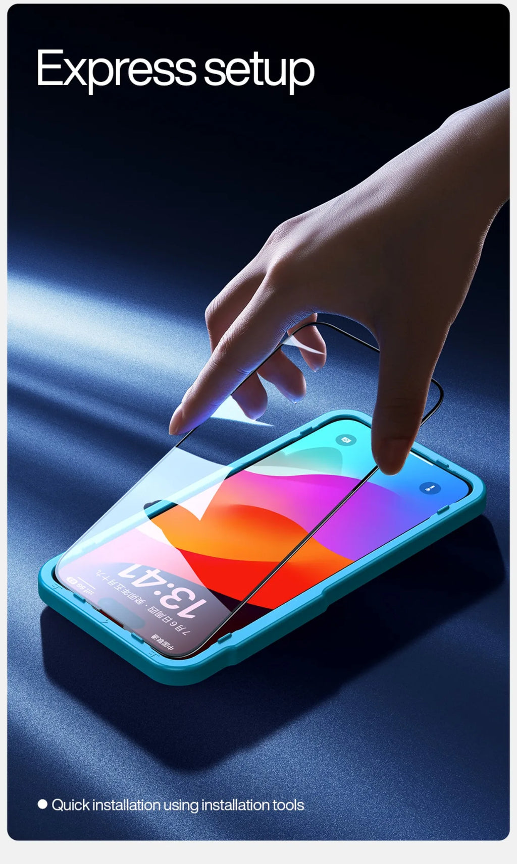 SmartDevil 1/2Pcs Screen Protector For iPhone 15 Pro Max Tempered Glass for iPhone 15 Plus Anti-Blue Light HD Film