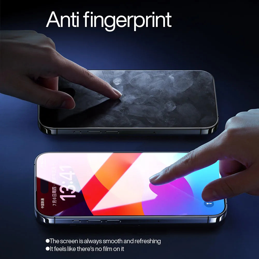 SmartDevil 1/2Pcs Screen Protector For iPhone 15 Pro Max Tempered Glass for iPhone 15 Plus Anti-Blue Light HD Film
