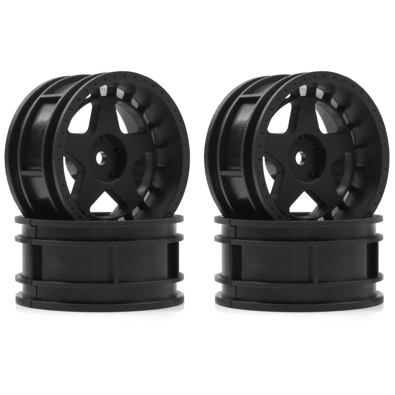 RCXAZ RC 80MM Rubber Tires 1/10 1/12 1/14 1/16 Paddle Tire Off-Road Sand Snow Tires with Wheels for RC Car Truck Buggy Parts