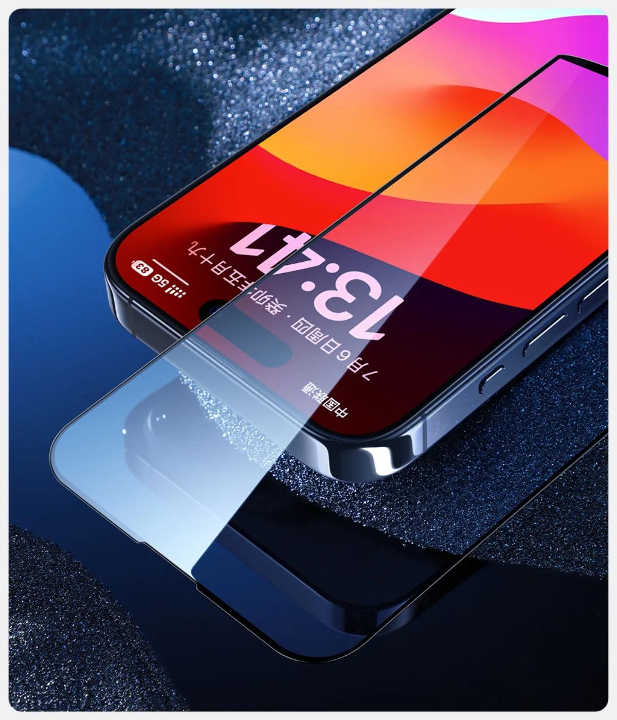 SmartDevil 1/2Pcs Screen Protector For iPhone 15 Pro Max Tempered Glass for iPhone 15 Plus Anti-Blue Light HD Film