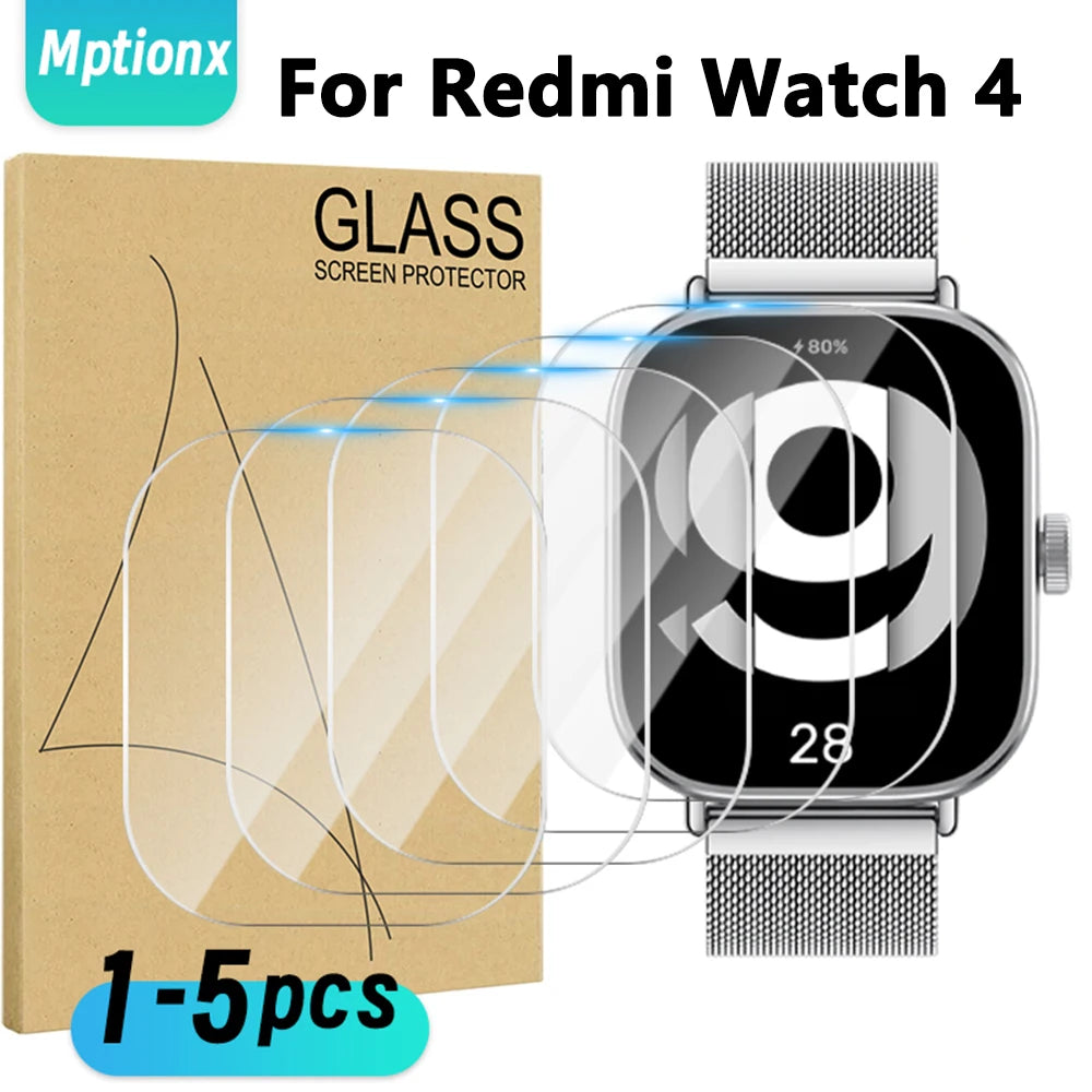 Tempered Glass for Xiaomi Redmi Watch 4 SmartWatch HD Screen Protector for Redmi Watch4 Anti-Scratch Prottiecve Film Accessories