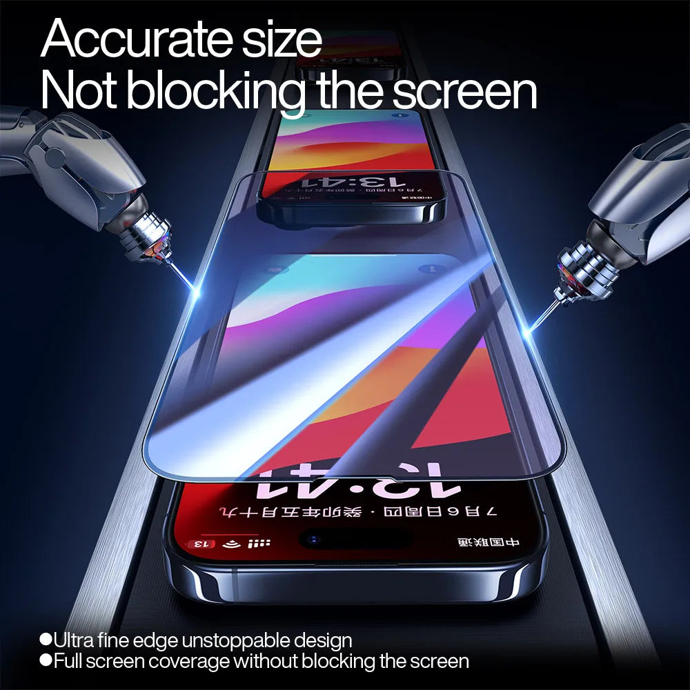 SmartDevil 1/2Pcs Screen Protector For iPhone 15 Pro Max Tempered Glass for iPhone 15 Plus Anti-Blue Light HD Film