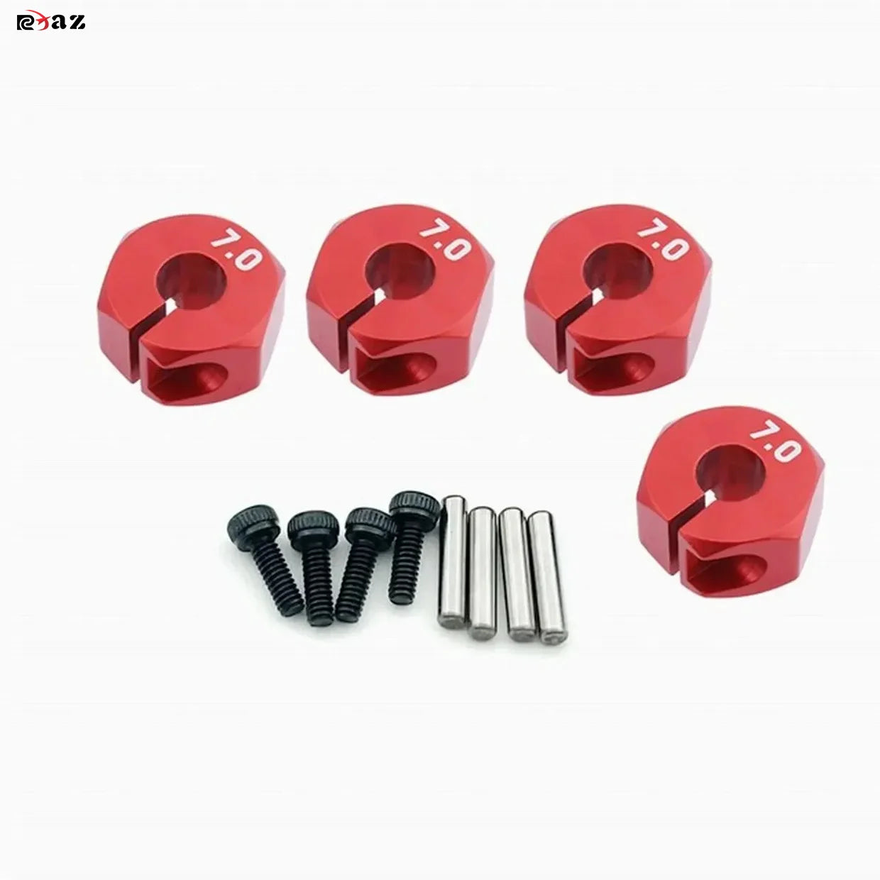 RCXAZ RC 80MM Rubber Tires 1/10 1/12 1/14 1/16 Paddle Tire Off-Road Sand Snow Tires with Wheels for RC Car Truck Buggy Parts