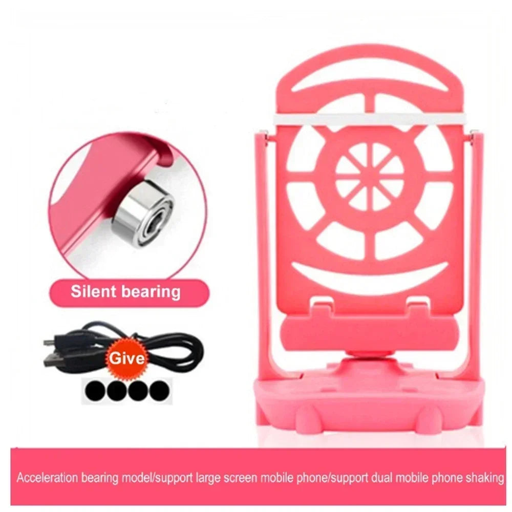 Desk Walking Swing Shaker Mobile Phone Stand Holder For iPhone Samsung Xiaomi Pedometer Brush Stepper For Phone Wiggler Counter