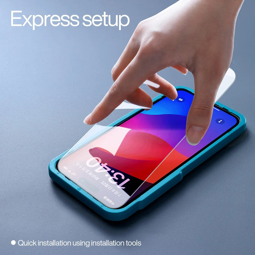 SmartDevil 1/2Pcs Screen Protector For iPhone 15 Pro Max Tempered Glass for iPhone 15 Plus Anti-Blue Light HD Film